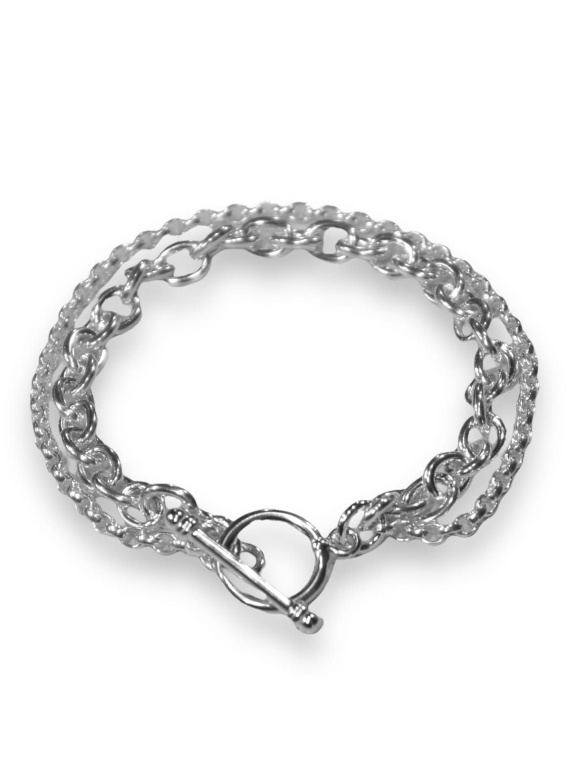 eofm「double chain bracelet」SILVER | アクセサリー,ブレスレット