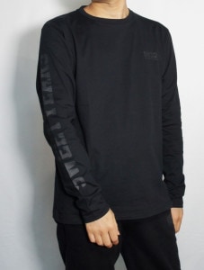 SY32 by SWEET YEARSARM LOGO L/S TEEBLACKBLACKڥ磻ƥȥХȥ䡼T֥åߥ֥å