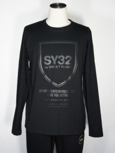 SY32 by SWEET YEARSSHIELD EMBLEM L/S TEEBLACKBLACK