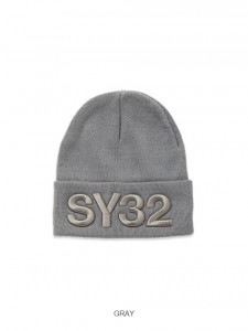 3D LOGO KNIT CAP GRAY SY32 by SWEET YEARS �����磻�����ƥ��ȥ��Х����������ȥ��䡼�����˥åȥ���åס����졼��