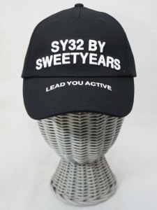 SY32 by SWEET YEARS��TWILL CAP(LOGO)��BLACK