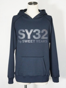 �ѡ����� SY32 by SWEET YEARS��REFLECTOR PRT HOODIE��NAVY