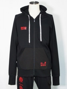 ���åץѡ����� SY32 by SWEET YEARS��HYDROFUGE HOODIE��BLACK��RED