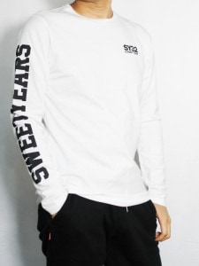 ĹµT ARM LOGO L/S TEE WHITE SY32 by SWEET YEARS 磻ƥȥХȥ䡼