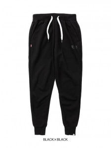 スウェットパンツ BACK BIG LOGO SWEAT PANTS BLACK×BLACK SY32 by