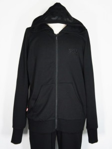 SY32 by SWEET YEARS��BASIC ZIP HOODIE��BLACK��BLACK�ڥ����磻�����ƥ��ȥ��Х����������ȥ��䡼�������åץա��ǥ������֥�å��ߥ֥�å���
