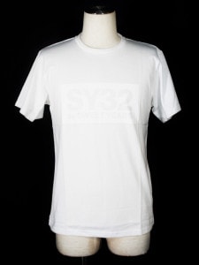 T BOX LOGO TEE WHITEWHITE SY32 by SWEET YEARS