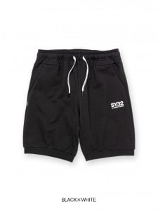 SY32 by SWEET YEARS��HYDROFUGE SHORT PANTS��BLACK��WHITE