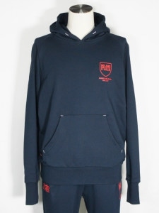 SY32 by SWEET YEARS��SHIELD LOGO P/O HOODIE��NAVY