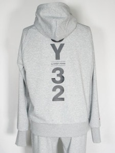 SY32 by SWEET YEARS��SHIELD LOGO P/O HOODIE��GRAY