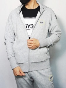 SY32 by SWEET YEARS��WORLD STAR ZIP HOODIE��GRAY