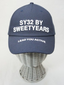 SY32 by SWEET YEARS��TWILL CAP(LOGO)��NAVY