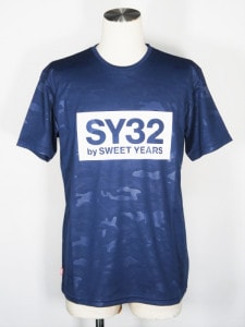 SY32 by SWEET YEARSEMBOSS CAMO BOX LOGO TEENAVY