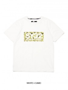 SY32 by SWEET YEARS��BOX LOGO TEE��WHITE��CAMO