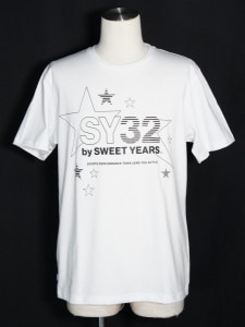 T STAR LOGO TEE WHITE SY32 by SWEET YEARS