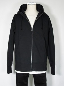 eofm��ZIP PARKA HOODED SWEAT SHIRT��BLACK�ڥ����ե��