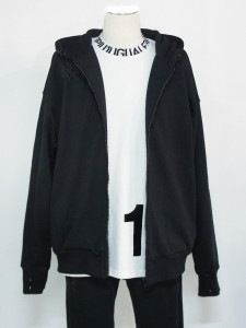 SY32 by SWEET YEARS��BIG SILHOUETTE HEAVY ZIP HOODIE��BLACK�ڥ����磻�����ƥ��ȥ��Х����������ȥ��䡼����