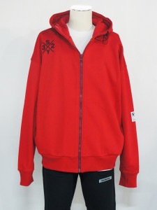 �ں��������ͽ�������SY32 by SWEET YEARS��BIG SILHOUETTE HEAVY ZIP HOODIE��RED�ڥ����磻�����ƥ��ȥ��Х����������ȥ��䡼����