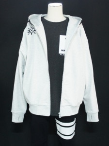 SY32 by SWEET YEARS��BIG SILHOUETTE HEAVY ZIP HOODIE��GRAY�ڥ����磻�����ƥ��ȥ��Х����������ȥ��䡼����