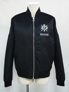 SY32 by SWEET YEARS��DOLMAN SLEEVE MA-1��BLACK�ڥ����磻�����ƥ��ȥ��Х����������ȥ��䡼����