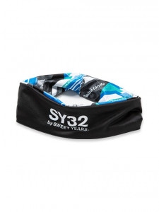 SY32 by SWEET YEARS ��DOUBLE GRAPHIC HEAD BAND��BLACK�ڥ����磻�����ƥ��ȥ��Х����������ȥ��䡼����