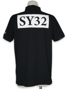 SY32 by SWEET YEARS�֡�GOLF��BIG LOGO KANOKO POLO�� BLACK