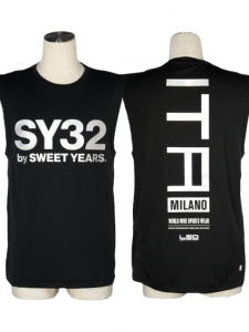 SY32 by SWEET YEARSACTIVE BACK MESH NO SLLEVEBLACK