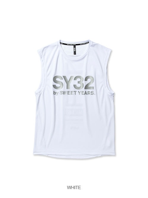 SY32 SWEET YEARS メッシュシャツ SY32 by SWEET YEARS ロゴ メッシュ Tシャツ 半袖 メンズ