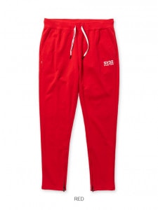 SY32 by SWEET YEARS「BASIC SWEAT ZIP PANTS」RED