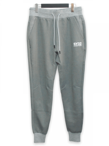 SY32 by SWEET YEARS「DOUBLE KNIT EMBOSS LOGO LONG PANTS」GRAY【エスワイサーティトゥバイスウィートイヤーズ】