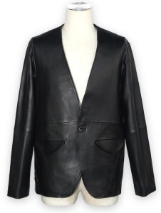 eofm「aba jacket lum leather」 BLKCK 【イオフム】