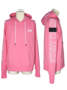 SY32 by SWEET YEARS「FLASH COLOR ARM LOGO P/O HOODIE」PINK