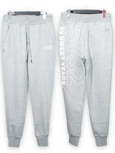 【再入荷】SY32 by SWEET YEARS「BACK BIG LOGO SWEAT PANTS」GRAY