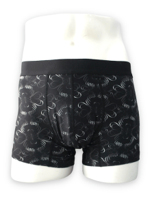 ALLIAGE「BOXER PANTS」BLACK×SILVER【アリアージュ】