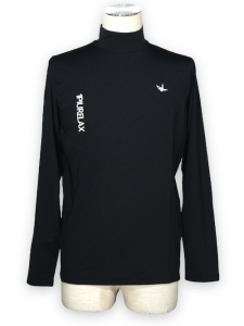 1PIU1UGUALE3 RELAX「縦ロゴコンプレッションインナー」BLACK【ウノピゥウノウグァーレトレ リラックス】