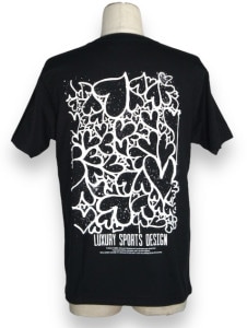 メンズ  Tシャツ SPLASH HEART BACK PRINT TEE 13408J BLACK SY32 by SWEET YEARS エスワイサーティトゥバイスウィートイヤーズ