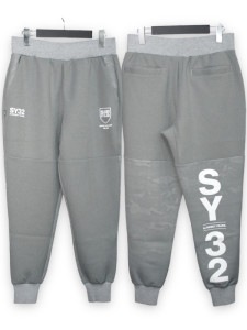 ���祬���ѥ�� DOUBLE KNIT EMBOSS CAMO SHIELD LOGO PANTS GRAY SY32 by SWEET YEARS �����磻�����ƥ����ȥ��Х����������ȥ��䡼��