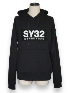 POフーディー SAGARA WAPEEN BOXLOGO P/O HOODIE BLACK SY32 by SWEET YEARS エスワイサーティトゥバイスウィートイヤーズ