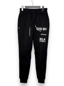 ���祬���ѥ�� STRADDLE PRINT LONG PANTS BLACK SY32 by SWEET YEARS �����磻�����ƥ����ȥ��Х����������ȥ��䡼��