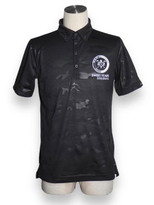 �ݥ������ CAMO EMBOSS COLLAR SHIRTS BLACK SY32 by SWEET YEARS GOLF �����磻�����ƥ��ȥ��Х����������ȥ��䡼�������