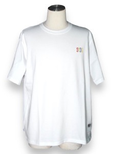 Tシャツ BASIC EMBROIDERY TEE WHITE×MULTI SY32 by SWEET YEARS エスワイサーティトゥバイスウィートイヤーズ