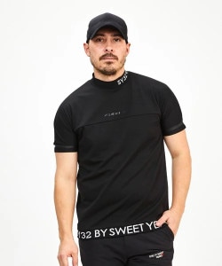 ��å��ͥå������ TONAL DRY MOCK NECK BLACK SY32 by SWEET YEARS GOLF �����磻�����ƥ��ȥ��Х����������ȥ��䡼�������