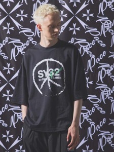 Tシャツ DRAWING PACE OVERSIZE TEE BLACK SY32 by SWEET YEARS エスワイサーティトゥバイスウィートイヤーズ