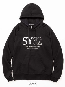 P/Oաǥ SERIF LOGO P/O HOODIE BLACK SY32 by SWEET YEARS 磻ƥȥХȥ䡼