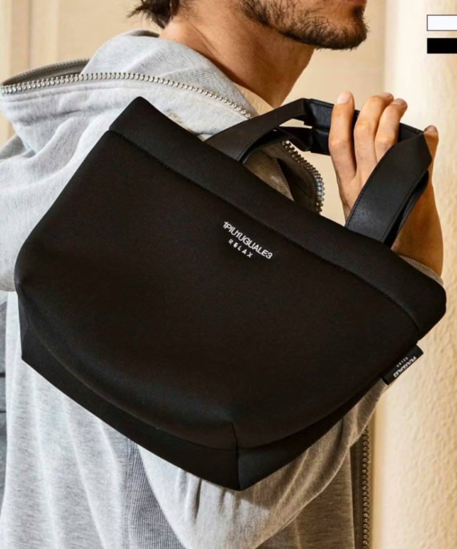 ポンチランチバッグ ブラック 1PIU1UGUALE3 RELAX ウノピゥウノウ