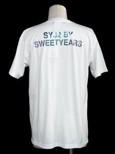 Tシャツ AURORA LOGO TEE WHITE SY32 by SWEET YEARS エスワイサーティトゥバイスウィートイヤーズ