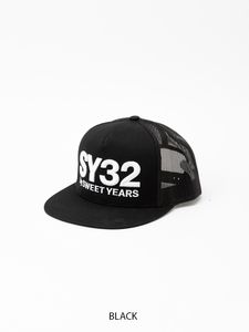 å奭å ֥å MESH LOGO CAP BLACK SY32 by SWEET YEARS 磻ƥȥХȥ䡼