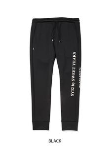 祬ѥ DOUBLEKNIT SKINNY SWEAT PANTS BLACK SY32 by SWEET YEARS 磻ƥȥХȥ䡼