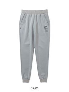 ジョガーパンツ DOUBLE KNIT GOTHIC LOGO PANTS GRAY SY32 by SWEET YEARS エスワイサーティートゥバイスウィートイヤーズ