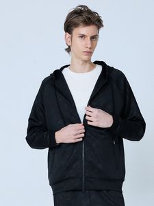 リーフ柄　ジップ パーカー 5351POUR LES HOMMES 5351プール・オム